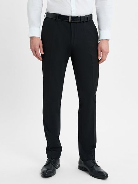 Finshley & Harding spodnie od garnituru modułowego Mężczyźni Slim Fit czarny, 98. Czarne spodnie materiałowe męskie Finshley & Harding. Za 379.95 zł.