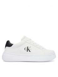 Calvin Klein Sneakersy V3X9-83468-1355 D Biały. Białe buty sportowe chłopięce CALVIN KLEIN, ze skóry, bez zapięcia. Za 429.99 zł.