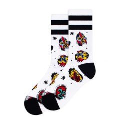 Skarpetki American Socks el Luchador. Białe skarpetki damskie AMERICAN SOCKS, bez wzorów. Za 67.68 zł.