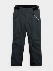 4F Spodnie narciarskie w kolorze czarnym rozmiar: S. Czarne spodnie materiałowe męskie 4f, bez wzorów. Za 262.29 zł.