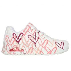 Buty Skechers Sneakersy 155507 Wcrl białe. Białe buty sportowe na co dzień damskie bez wzorów, ze skóry. Za 705.94 zł.