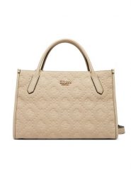 Guess Torebka Jodi HWPD97 69220 Beżowy jasny. Brązowe torebki klasyczne damskie Guess, z aplikacjami, z materiału, bez dodatków. Za 679.99 zł.