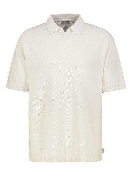 Eight2Nine Koszulka polo w kolorze kremowym rozmiar: XL. Brązowe koszulki polo męskie Eight2Nine, xl, bez wzorów, z bawełny, bez ramiączek. Za 100.52 zł.