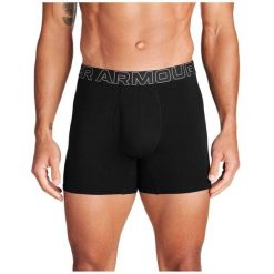Bokserki sportowe męskie UNDER ARMOUR majtki 3-PAK. Czarne bokserki męskie Under Armour, bez wzorów, z bawełny. Za 164.99 zł.