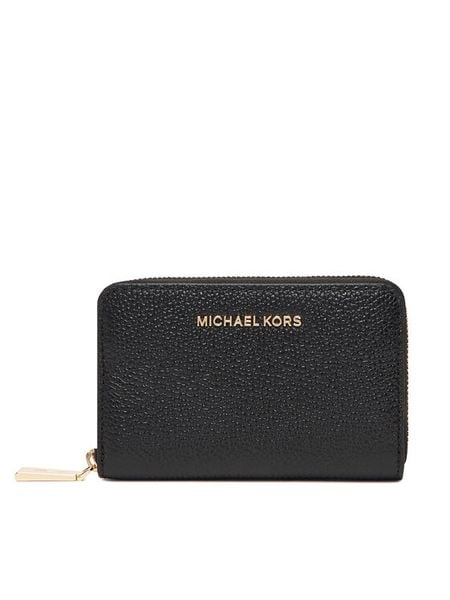 MICHAEL Michael Kors Portfel Jet Set 32F9GJ6D0L Czarny. Czarne portfele damskie MICHAEL Michael Kors, bez wzorów, ze skóry. Za 369.99 zł.