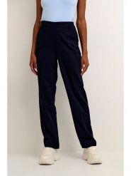 Kaffe Spodnie "Sakura" w kolorze granatowym rozmiar: 40. Niebieskie spodnie materiałowe damskie Kaffe, bez wzorów, z materiału. Za 165.99 zł.