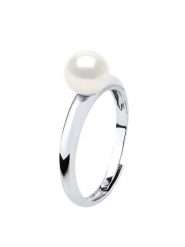 Pearl Addict Srebrny pierścionek z perłą rozmiar: onesize. Białe pierścionki damskie Pearl Addict, z perłą, srebrne. Za 219.60 zł.