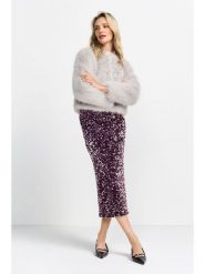 Rich & Royal Spódnica w kolorze różowo-czarnym rozmiar: S. Czarne spódniczki damskie Rich & Royal, s, bez wzorów, z podwyższonym stanem, midi, proste. Za 209.33 zł.