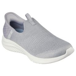 Buty Sportowe Skechers Ultra Flex 3.0 Damskie. Szare buty sportowe na co dzień damskie Skechers, bez wzorów, trekkingowe. Za 386.99 zł.
