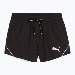 Spodenki do biegania damskie PUMA Raceday Ultrawave 3" Split. Czarne szorty damskie Puma, bez wzorów, sportowe. Za 183.99 zł.