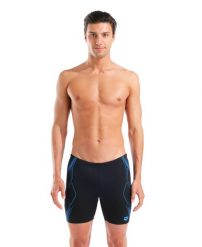 Spodenki pływackie męskie Arena Graphic Swim Mid Jammer. Czarne szorty męskie Arena, bez wzorów, sportowe. Za 179.00 zł.