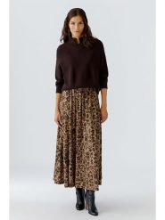 Oui Golf w kolorze brązowym rozmiar: 38. Brązowe golfy damskie Oui, bez wzorów, bez ramiączek. Za 287.16 zł.