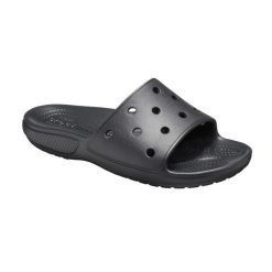 Klapki basenowe Crocs Classic Slide. Białe klapki damskie Crocs, bez wzorów, bez obcasa. Za 167.94 zł.