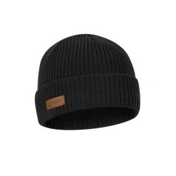 Czapka zimowa Helikon-Tex Wanderer Cap - black. Czarne czapki męskie HELIKON-TEX, na zimę, bez wzorów, z materiału. Za 107.79 zł.