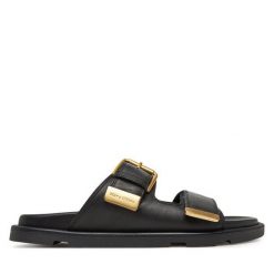 Klapki Marc O'Polo. Czarne klapki damskie Marc O´Polo, bez wzorów, bez obcasa. Za 549.99 zł.