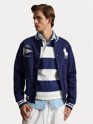 Polo Ralph Lauren Bluza 710B20012001 Granatowy Regular Fit. Niebieskie bluzy bez kaptura męskie Polo Ralph Lauren, m, z bawełny. Za 1,499.00 zł.