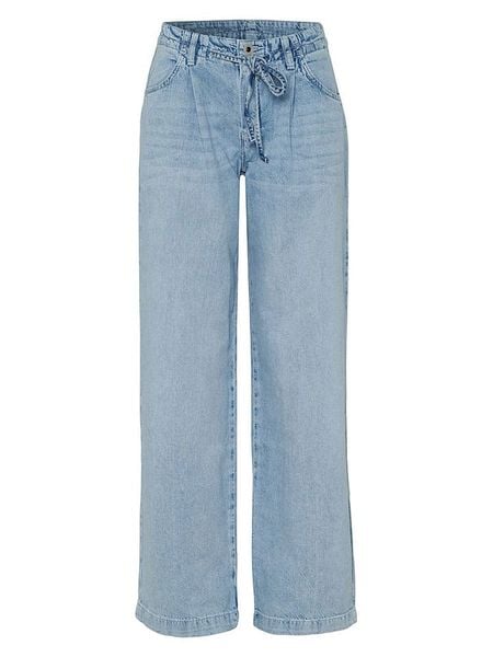 Rosner Dżinsy - Wide Leg fit - w kolorze błękitnym rozmiar: W46/L32. Niebieskie jeansy damskie Rosner, z podwyższonym stanem. Za 158.10 zł.