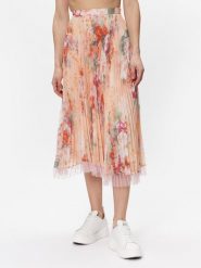 TWINSET Spódnica plisowana 231TP2733 Pomarańczowy Regular Fit. Brązowe spódniczki damskie Twinset, bez wzorów, z syntetyku, midi. Za 1,099.00 zł.