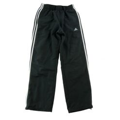 Second life - Spodnie dresowe męskie Climacool z zamkami u dołu - Stan dobry. Czarne spodnie sportowe męskie Adidas, z dresówki. Za 107.36 zł.