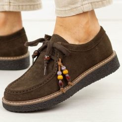 Brązowe skórzane mokasyny damskie T.Sokolski 361. Brązowe mokasyny damskie Sokolski, z jeansu. Za 259.00 zł.