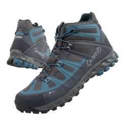 Buty trekkingowe męskie Aku Selvatica Mid GORE-TEX. Niebieskie buty trekkingowe męskie Aku, z gore-texu, bez zapięcia, wspinaczkowe, gore-tex. Za 419.00 zł.