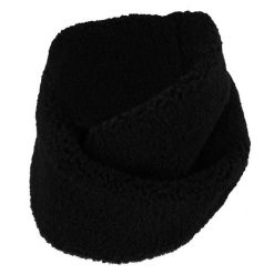 Komin z wełny Teddy w kolorze ciemnoszarym 4/8 lat. Szare szaliki dziecięce Sarlini, z materiału, bez ramiączek. Za 121.30 zł.