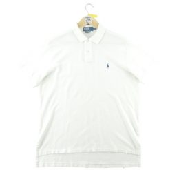 Second life - Koszulka polo męska Custom Fit Polo Ralph Lauren - Stan dobry. Białe koszulki polo męskie Ralph Lauren, l, bez wzorów, bez ramiączek. Za 106.46 zł.