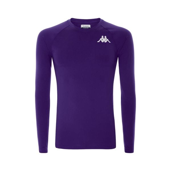 Koszulka z długim rękawem Kappa Vurbat. Fioletowe bielizna termoaktywna męska Kappa, xl, z materiału, bez ramiączek, na fitness i siłownię. Za 188.00 zł.