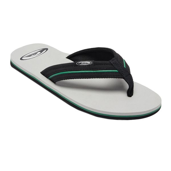 Japonki plażowe męskie Quiksilver Molokai Layback Saturn. Białe klapki i japonki męskie Quiksilver, z bawełny. Za 59.99 zł.
