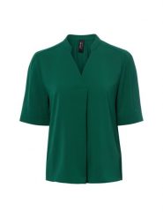 Marc Cain Bluzka z krótkim rękawem Kobiety zielony, 40. Zielone bluzki sportowe damskie Marc Cain, z materiału, bez kołnierzyka, bez ramiączek. Za 599.95 zł.