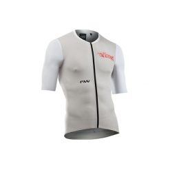 Koszulka rowerowa gravel mtb NORTHWAVE Essence Evo Jersey UPF50 jasny szary. Białe t-shirty sportowe męskie Northwave, m, z jersey, bez ramiączek, rowerowe. Za 216.00 zł.