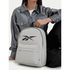 Plecak Reebok. Szare plecaki damskie Reebok, bez wzorów, sportowe. Za 99.99 zł.