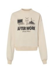 Another Cotton Lab Bluza Kobiety beżowy, S. Brązowe bluzy bez kaptura damskie Another Cotton Lab, s. Za 379.95 zł.