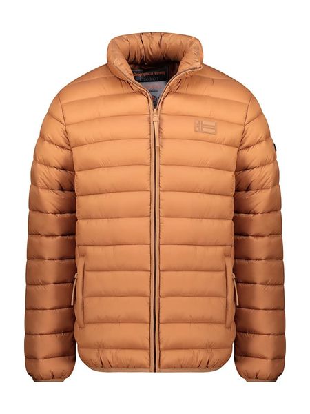 Geographical Norway Kurtka pikowana "Amichoko" w kolorze jasnobrązowym rozmiar: M. Brązowe kurtki męskie Geographical Norway, m, bez wzorów, bez kaptura. Za 143.56 zł.