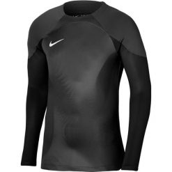 Koszulka treningowa męska Nike Gardien IV Goalkeeper. Czarne t-shirty sportowe męskie Nike, l, bez ramiączek, do piłki nożnej. W wyprzedaży za 213.15 zł.
