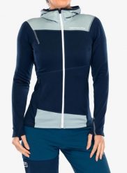 Bluza z kapturem damska Ortovox Fleece Light Hoody. Niebieskie bluzy z kapturem damskie ORTOVOX, m, z elastanu. Za 730.39 zł.