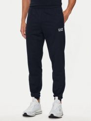 EA7 Emporio Armani Spodnie dresowe 8NPP66 PJVRZ 1562 Granatowy Regular Fit. Niebieskie spodnie dresowe męskie EA7 Emporio Armani, bez wzorów, z bawełny. Za 257.99 zł.