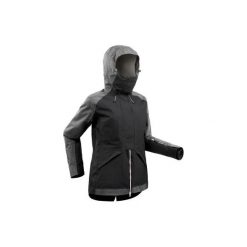 Kurtka snowboardowa i narciarska SNB JKT 900 damska. Czarne kurtki damskie WED'ZE, s, bez wzorów, z materiału, bez kaptura, narciarskie. Za 799.99 zł.
