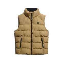 Kurtka puchowa Superdry. Żółte kurtki męskie Superdry., m, bez wzorów, z puchu, bez kaptura. W wyprzedaży za 417.15 zł.