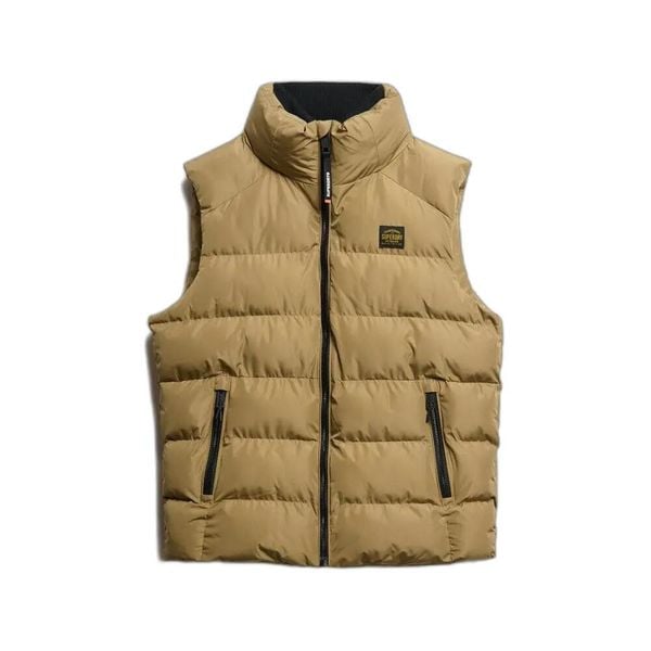 Kurtka puchowa Superdry. Żółte kurtki męskie Superdry., m, bez wzorów, z puchu, bez kaptura. W wyprzedaży za 417.15 zł.