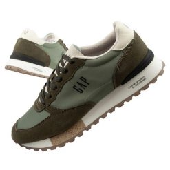Buty sportowe męskie Gap Osaka. Zielone buty sportowe na co dzień męskie GAP, bez zapięcia. Za 229.00 zł.