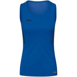 Damski tank top Jako top Challenge. Niebieskie topy sportowe damskie Jako, bez wzorów, bez ramiączek. Za 102.70 zł.