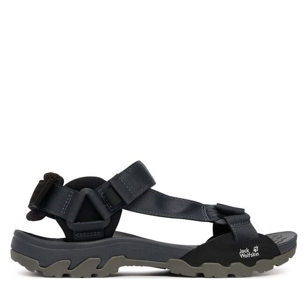 Sandały Jack Wolfskin. Czarne obuwie trekkingowe damskie Jack Wolfskin, bez wzorów, bez obcasa. Za 379.99 zł.