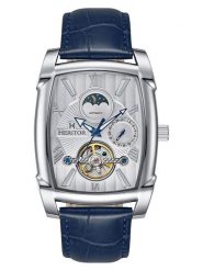 Heritor Zegarek automatyczny "Valentin" w kolorze srebrno-niebiesko-białym rozmiar: onesize. Niebieskie, analogowe zegarki męskie Heritor, ze stali. Za 630.99 zł.
