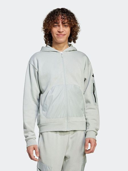 Adidas Bluza w kolorze błękitnym rozmiar: L. Niebieskie bluzy z kapturem męskie Adidas, l. Za 229.46 zł.