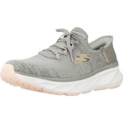 Buty SKECHERS SLIP-INS EDGERIDE Zielony. Zielone trampki i tenisówki damskie Skechers, bez wzorów, z tkaniny. Za 349.99 zł.