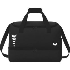 Torba sportowa z dnem do transportu Erima Intro Line. Czarne torby męskie na ramię Erima, bez wzorów, z materiału, na ramię, małe. Za 142.00 zł.