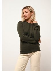 Just Cashmere Kaszmirowy sweter "Helen" w kolorze zielonym rozmiar: XL. Zielone swetry klasyczne damskie Just Cashmere, xl, z kaszmiru, bez kołnierzyka. Za 356.78 zł.