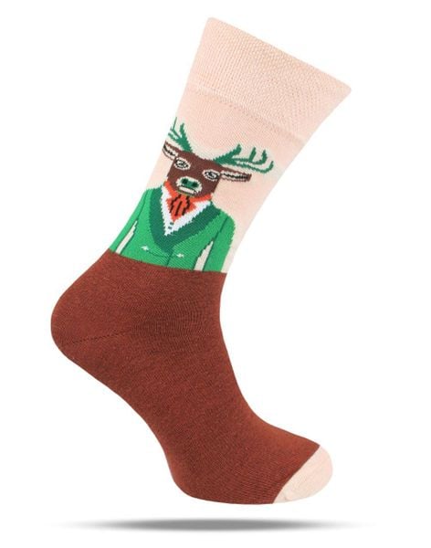 Skarpetki Bawełniane - Tematyczne - Jeleń. Skarpetki męskie His Story, bez wzorów, z bawełny. Za 29.99 zł.