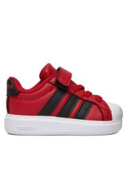 Adidas Sneakersy Streettalk IH4335 Czerwony. Czerwone buty sportowe chłopięce Adidas, bez wzorów, ze skóry, bez zapięcia. Za 179.99 zł.